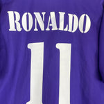 Shop 2002/03 REAL MADRID RONALDO #11 *CENTENARY* THIRD SHIRT (L) ADIDAS, classic football shirts, vintage football shirts & retro soccer jerseys at Cult Kits