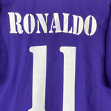 Shop 2002/03 REAL MADRID RONALDO #11 *CENTENARY* THIRD SHIRT (L) ADIDAS, classic football shirts, vintage football shirts & retro soccer jerseys at Cult Kits