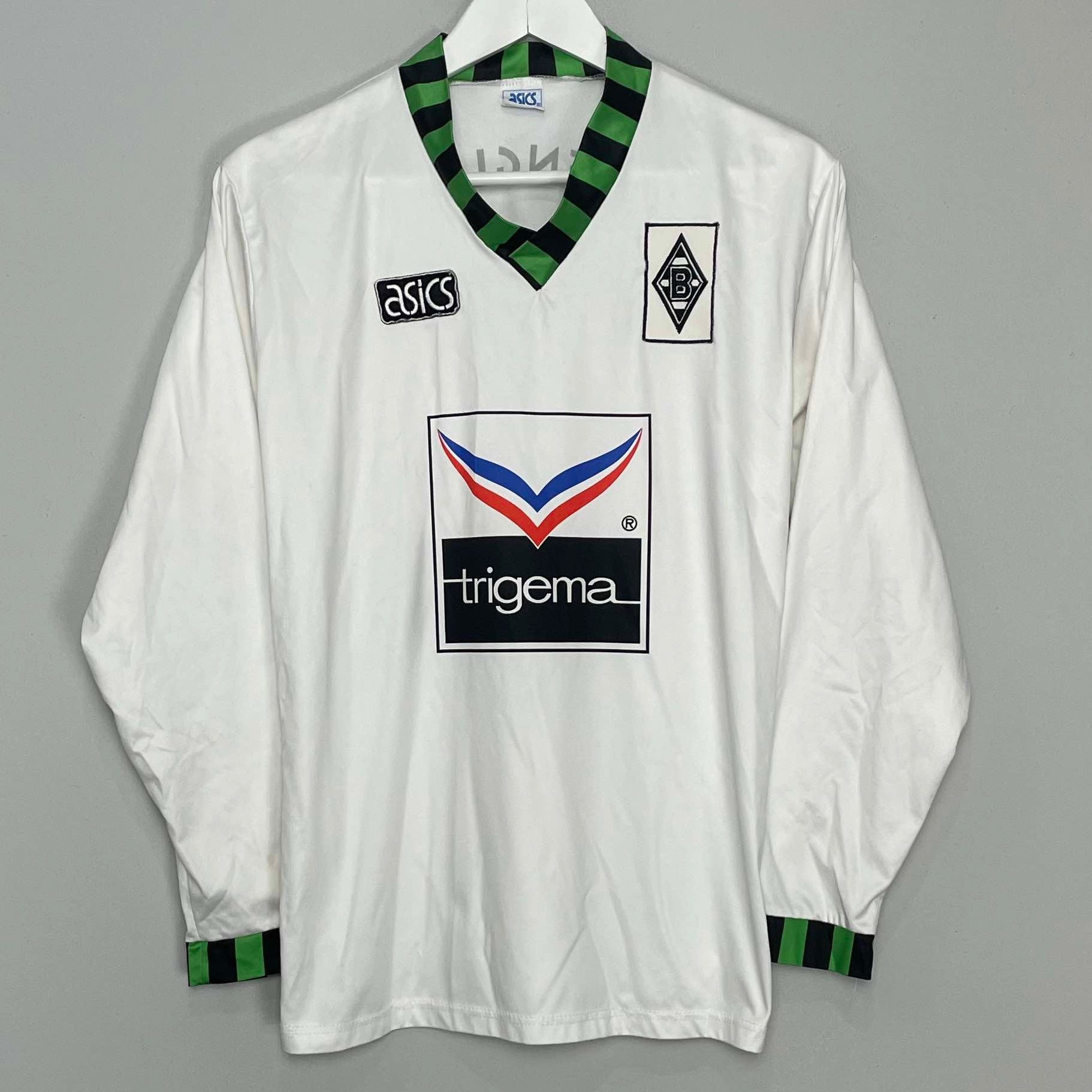 Shop 1992/94 MONCHENGLADBACH L/S HOME SHIRT (S) ASICS, classic football shirts, vintage football shirts & retro soccer jerseys at Cult Kits