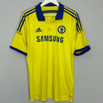 Shop 2014/15 CHELSEA HAZARD #10 AWAY SHIRT (L) ADIDAS, classic football shirts, vintage football shirts & retro soccer jerseys at Cult Kits