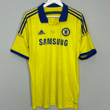 Shop 2014/15 CHELSEA HAZARD #10 AWAY SHIRT (L) ADIDAS, classic football shirts, vintage football shirts & retro soccer jerseys at Cult Kits