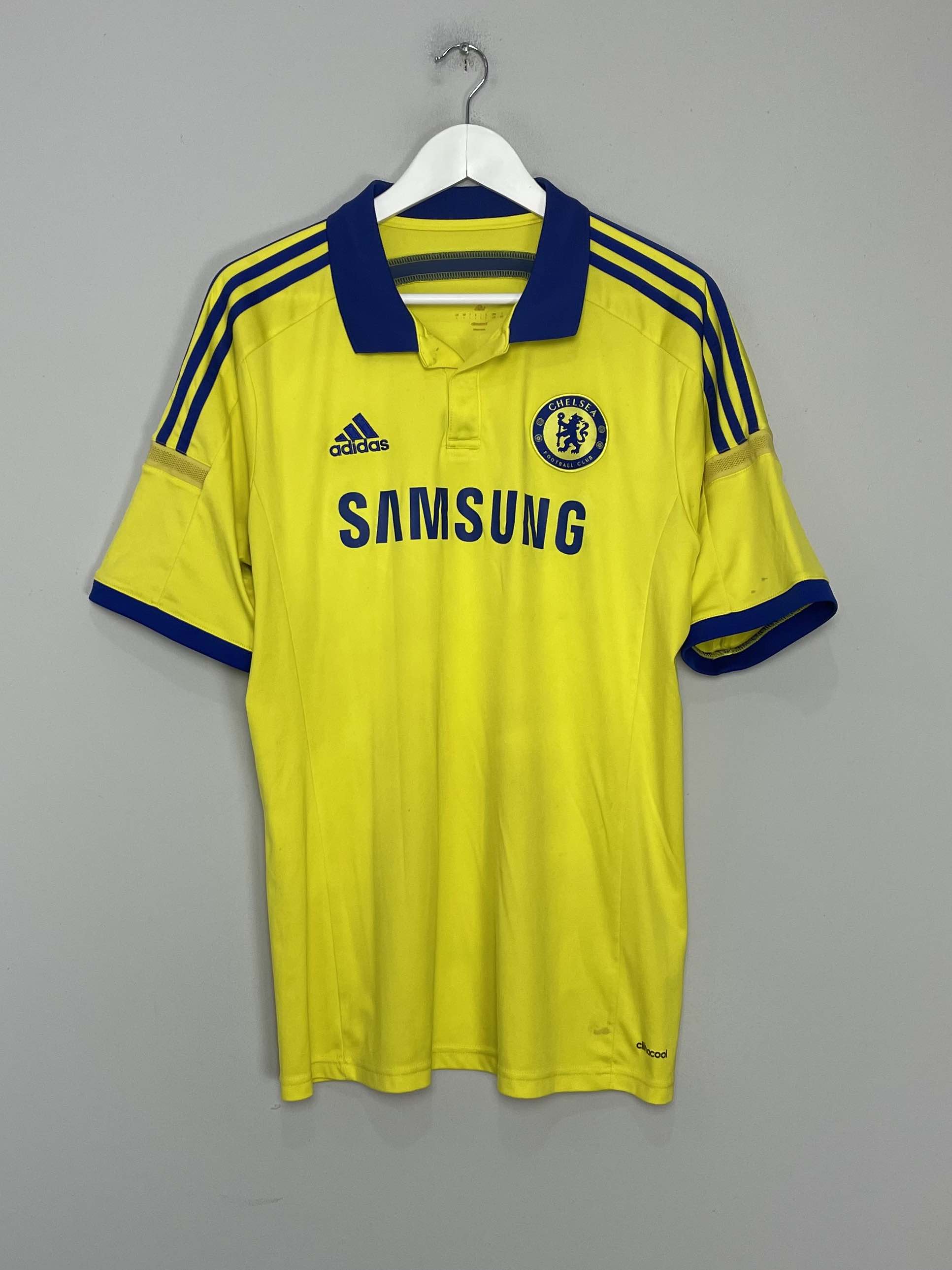 Shop 2014/15 CHELSEA HAZARD #10 AWAY SHIRT (L) ADIDAS, classic football shirts, vintage football shirts & retro soccer jerseys at Cult Kits