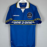 1997/99 EVERTON MATERAZZI #15 HOME SHIRT (M) UMBRO