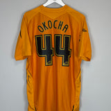 Shop 2007/08 HULL CITY OKOCHA #44 HOME SHIRT (L) UMBRO, classic football shirts, vintage football shirts & retro soccer jerseys at Cult Kits