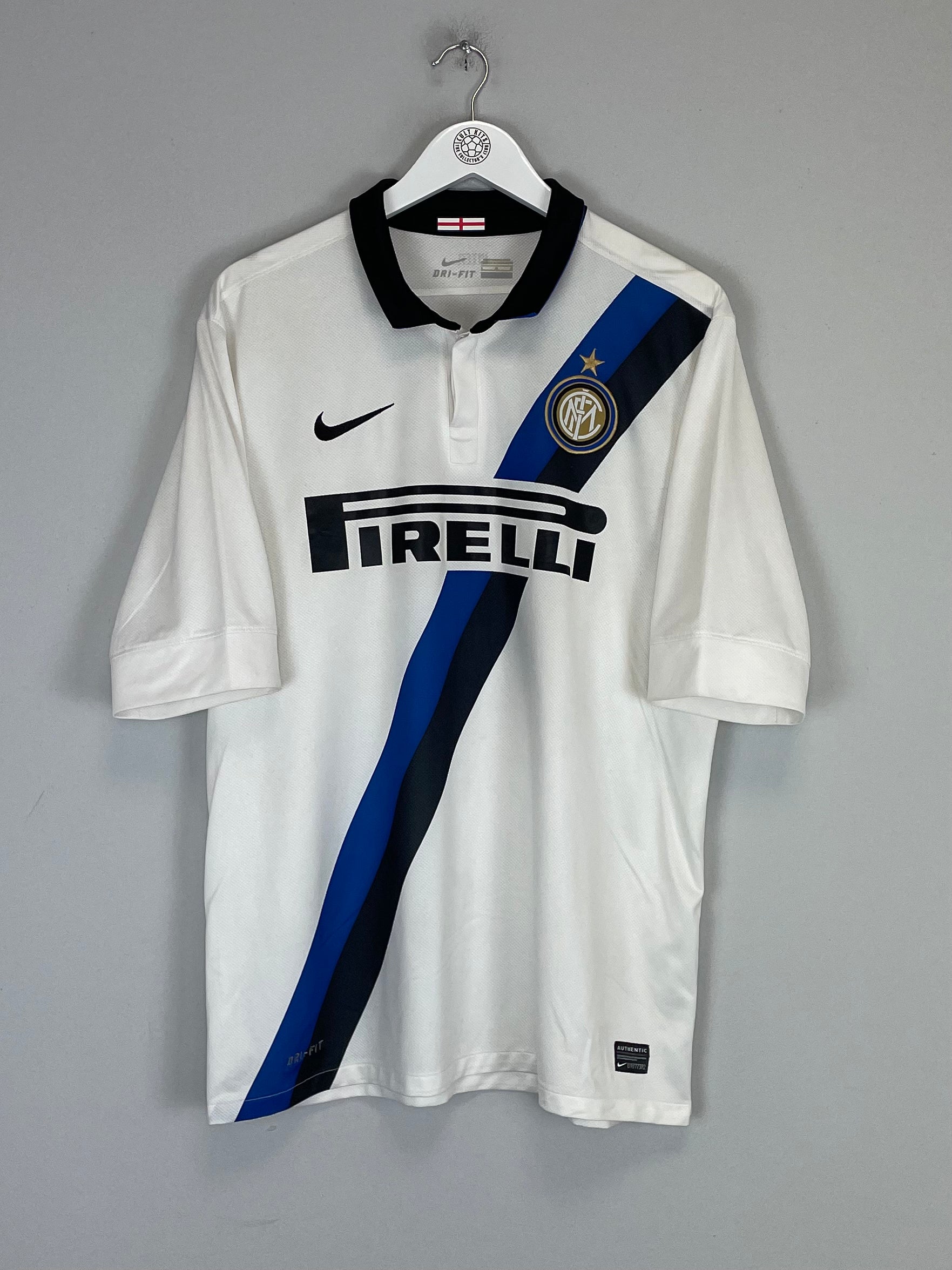 Shop 2011/12 INTER MILAN FORLAN #9 AWAY SHIRT (L) NIKE, classic football shirts, vintage football shirts & retro soccer jerseys at Cult Kits