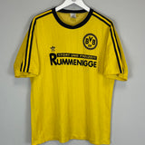 Shop 1989/90 DORTMUND FAN CLUB SHIRT (XL) ADIDAS, classic football shirts, vintage football shirts & retro soccer jerseys at Cult Kits