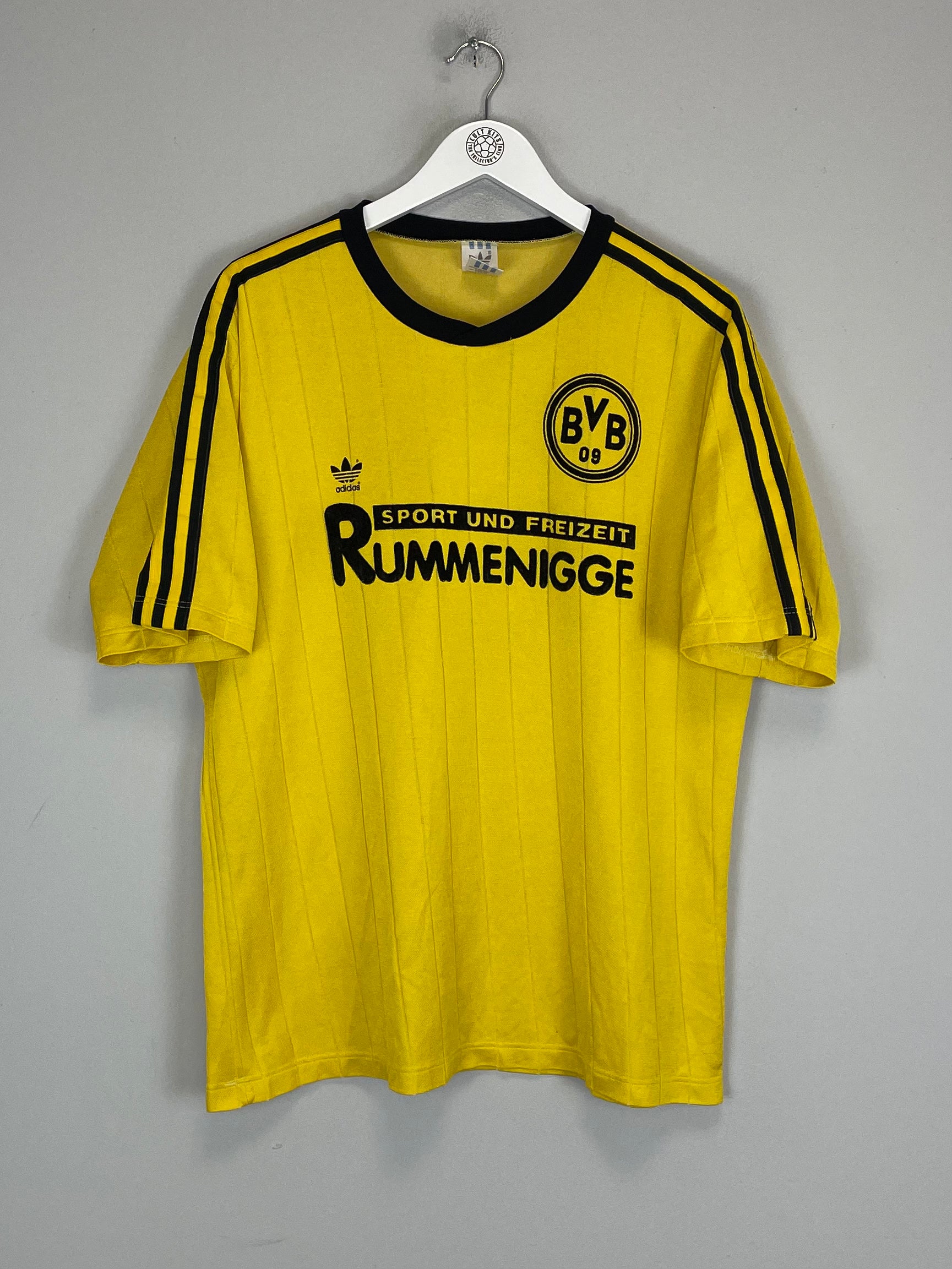 Shop 1989/90 DORTMUND FAN CLUB SHIRT (XL) ADIDAS, classic football shirts, vintage football shirts & retro soccer jerseys at Cult Kits