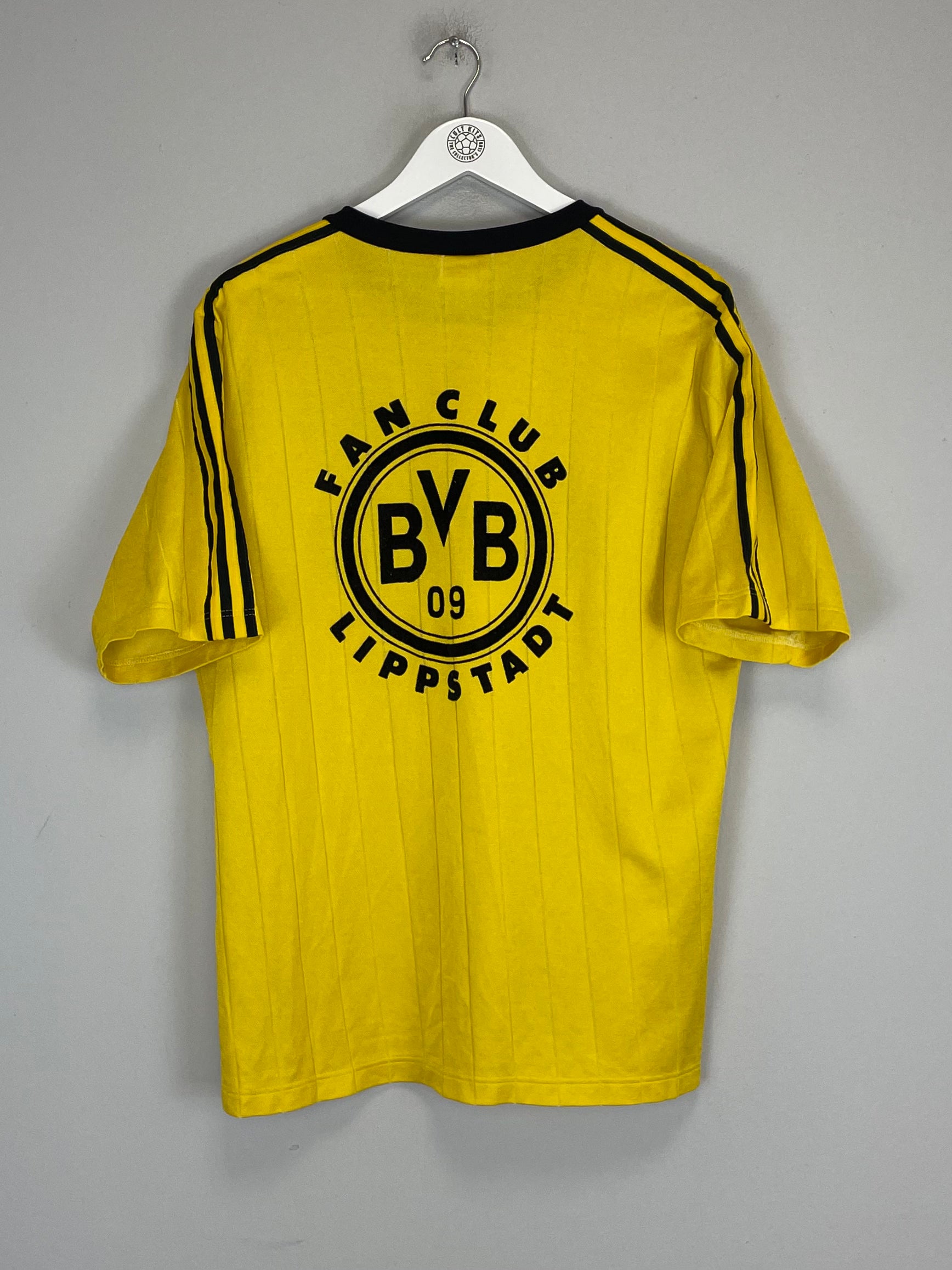 Shop 1989/90 DORTMUND FAN CLUB SHIRT (XL) ADIDAS, classic football shirts, vintage football shirts & retro soccer jerseys at Cult Kits
