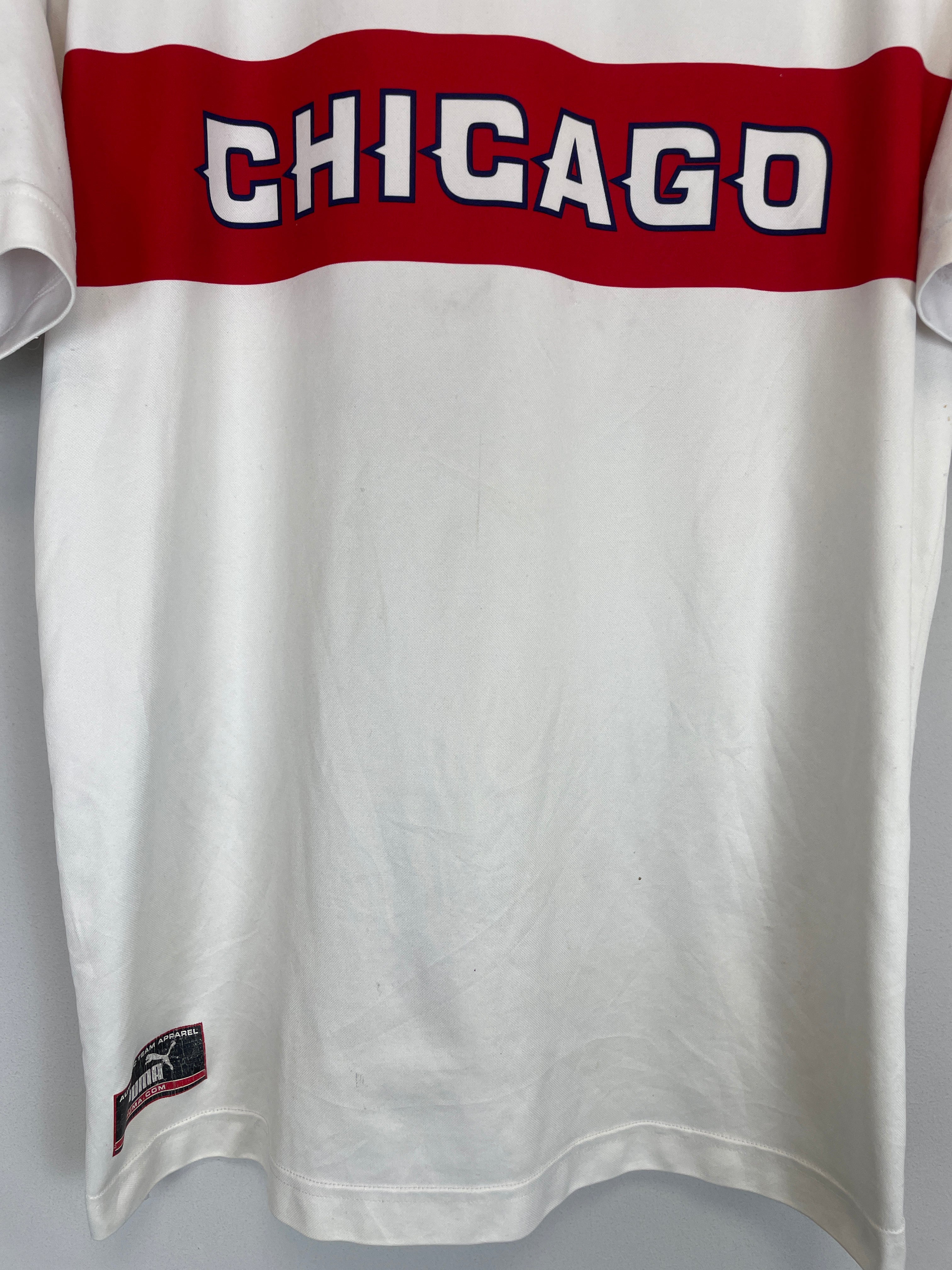 Shop 2003 CHICAGO FIRE AWAY SHIRT (L) PUMA, classic football shirts, vintage football shirts & retro soccer jerseys at Cult Kits