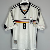 Shop 1998/00 GERMANY MATTHAUS #8 HOME SHIRT (L) ADIDAS, classic football shirts, vintage football shirts & retro soccer jerseys at Cult Kits