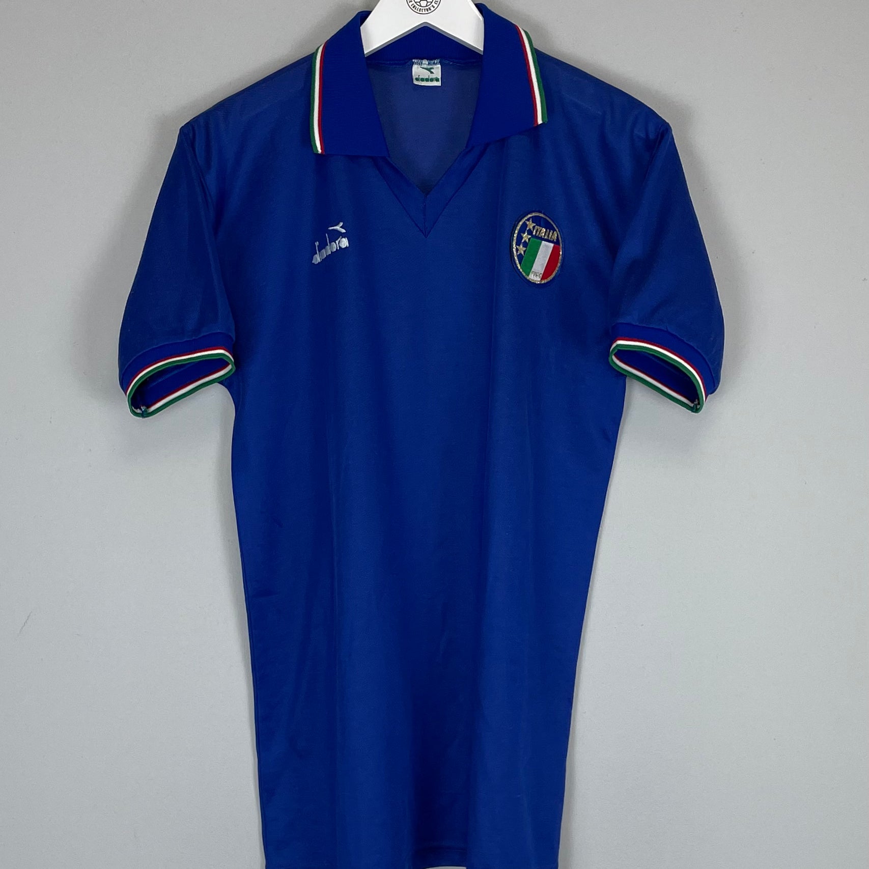 Shop 1986/90 ITALY HOME SHIRT (L) DIADORA, classic football shirts, vintage football shirts & retro soccer jerseys at Cult Kits