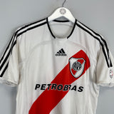 Shop 2009/10 RIVER PLATE HOME SHIRT (L) ADIDAS, classic football shirts, vintage football shirts & retro soccer jerseys at Cult Kits
