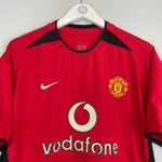 Shop 2002/04 MANCHESTER UNITED HOME SHIRT (M) NIKE, classic football shirts, vintage football shirts & retro soccer jerseys at Cult Kits