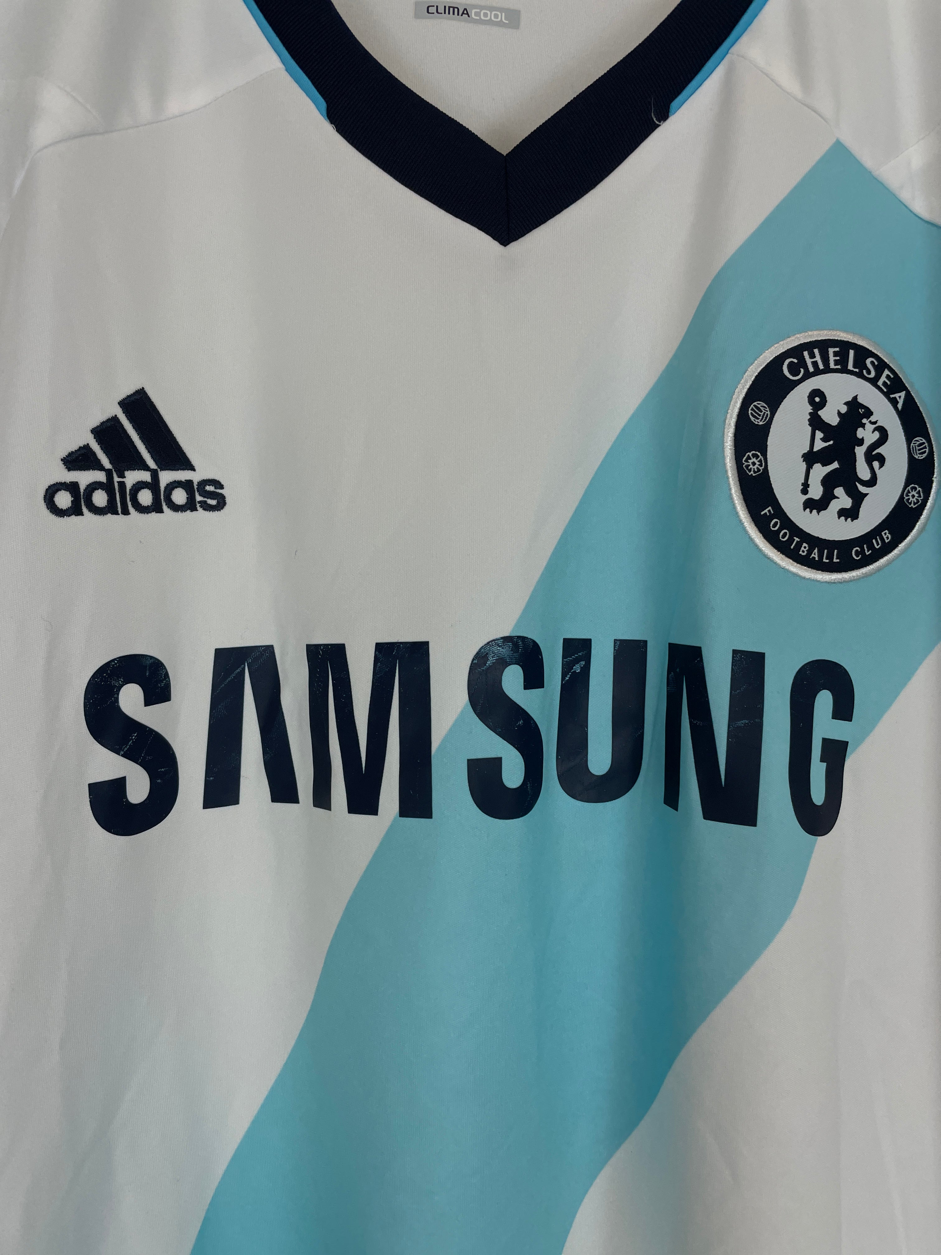 Shop 2012/13 CHELSEA AWAY SHIRT (XXL) ADIDAS, classic football shirts, vintage football shirts & retro soccer jerseys at Cult Kits