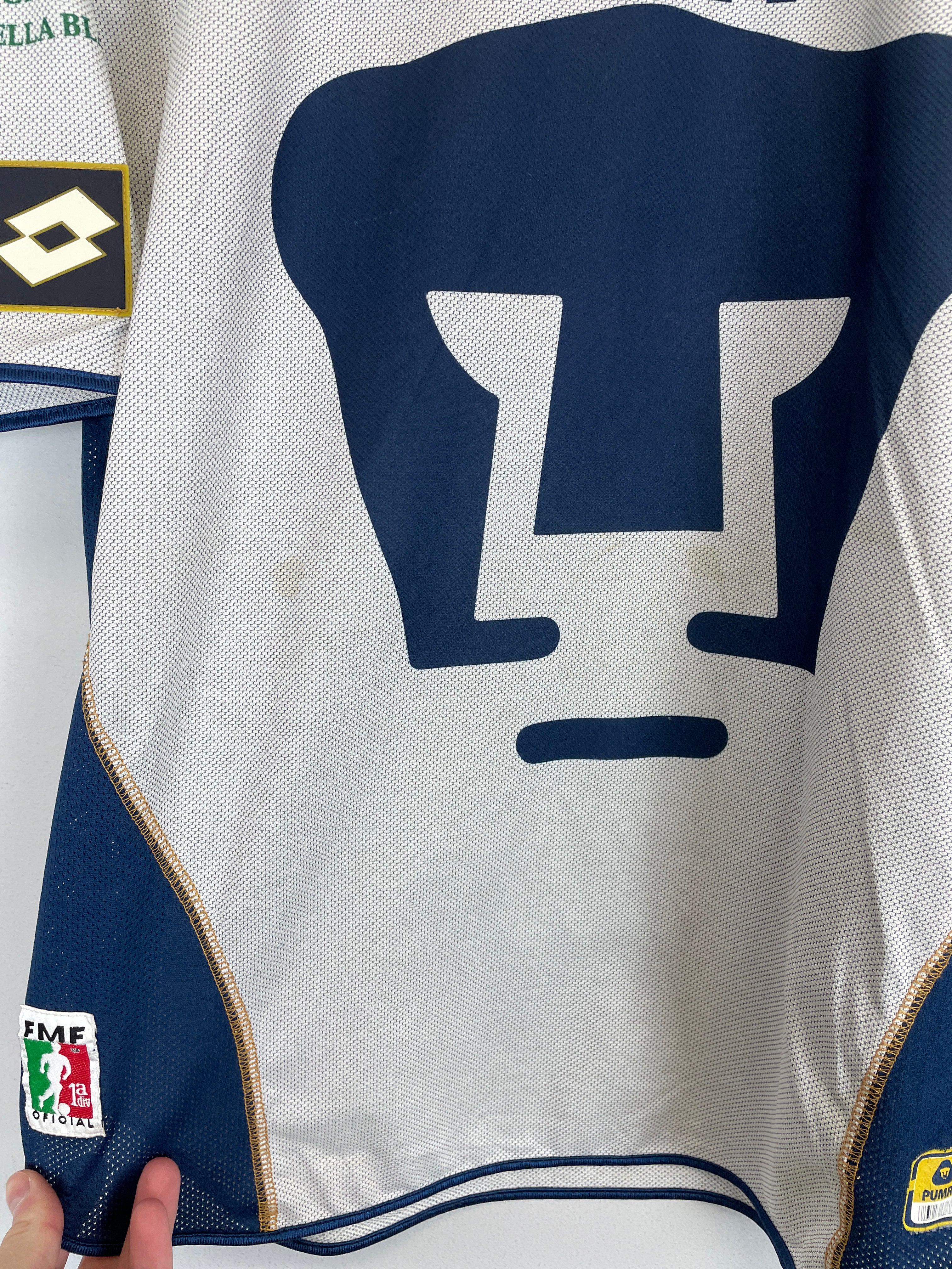 Shop 2004/05 UNAM PUMAS MARIONI #14 HOME SHIRT (XL) LOTTO, classic football shirts, vintage football shirts & retro soccer jerseys at Cult Kits