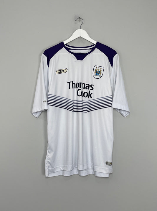 2004/05 MANCHESTER CITY AWAY SHIRT (XL) REEBOK