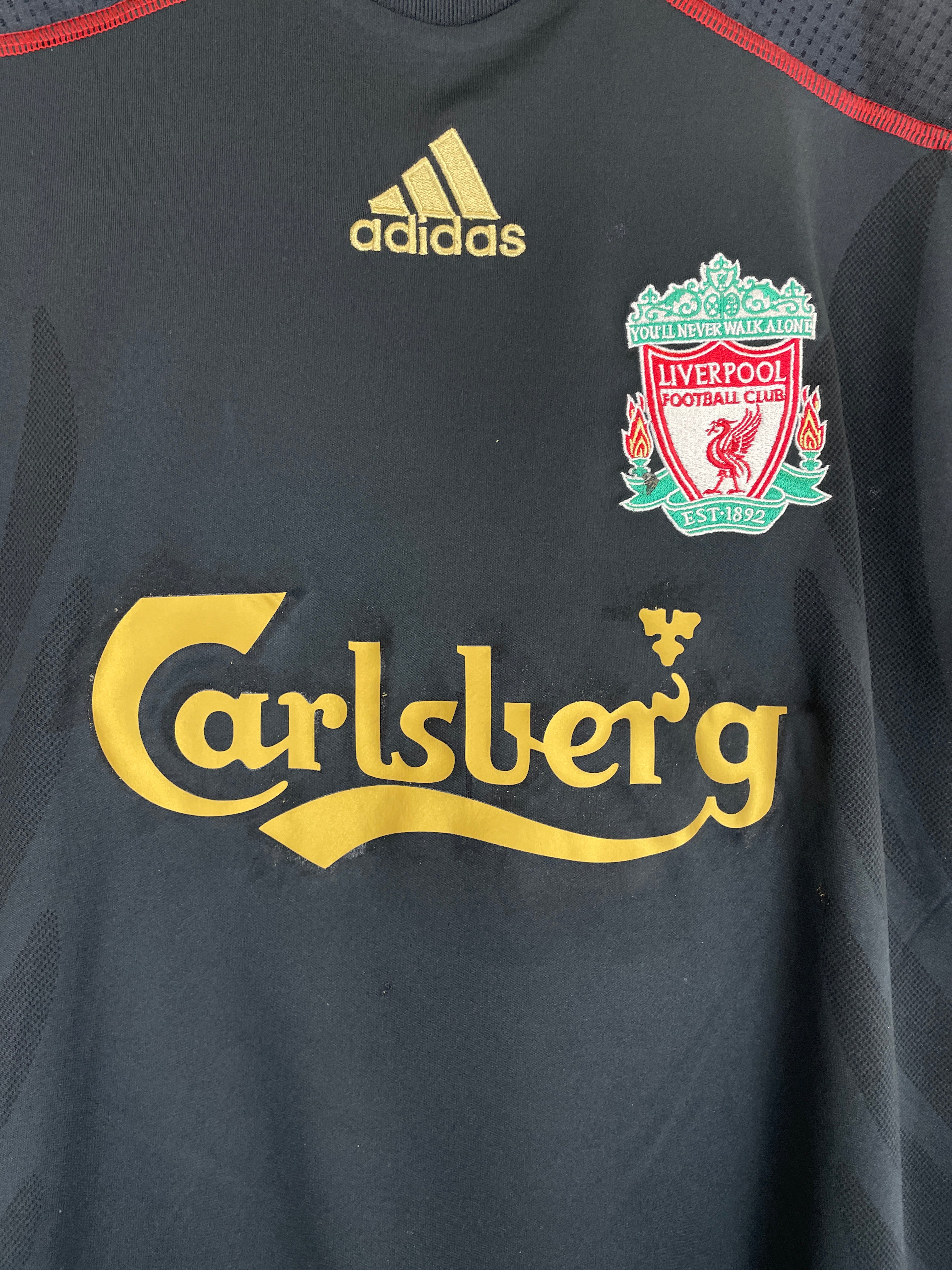 Shop 2009/10 LIVERPOOL TORRES #9 AWAY SHIRT (M) ADIDAS, classic football shirts, vintage football shirts & retro soccer jerseys at Cult Kits