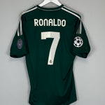Shop 2012/13 REAL MADRID RONALDO #7 C/L THIRD SHIRT (M) ADIDAS, classic football shirts, vintage football shirts & retro soccer jerseys at Cult Kits