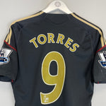 Shop 2009/10 LIVERPOOL TORRES #9 AWAY SHIRT (M) ADIDAS, classic football shirts, vintage football shirts & retro soccer jerseys at Cult Kits