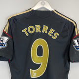 Shop 2009/10 LIVERPOOL TORRES #9 AWAY SHIRT (M) ADIDAS, classic football shirts, vintage football shirts & retro soccer jerseys at Cult Kits