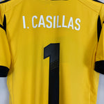 Shop 2012/13 SPAIN CASILLAS #1 GK SHIRT (M) ADIDAS, classic football shirts, vintage football shirts & retro soccer jerseys at Cult Kits