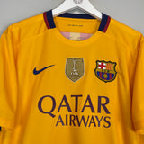 Shop 2015/16 BARCELONA NEYMAR JR #11 AWAY SHIRT (L) NIKE, classic football shirts, vintage football shirts & retro soccer jerseys at Cult Kits