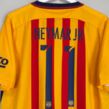 Shop 2015/16 BARCELONA NEYMAR JR #11 AWAY SHIRT (L) NIKE, classic football shirts, vintage football shirts & retro soccer jerseys at Cult Kits