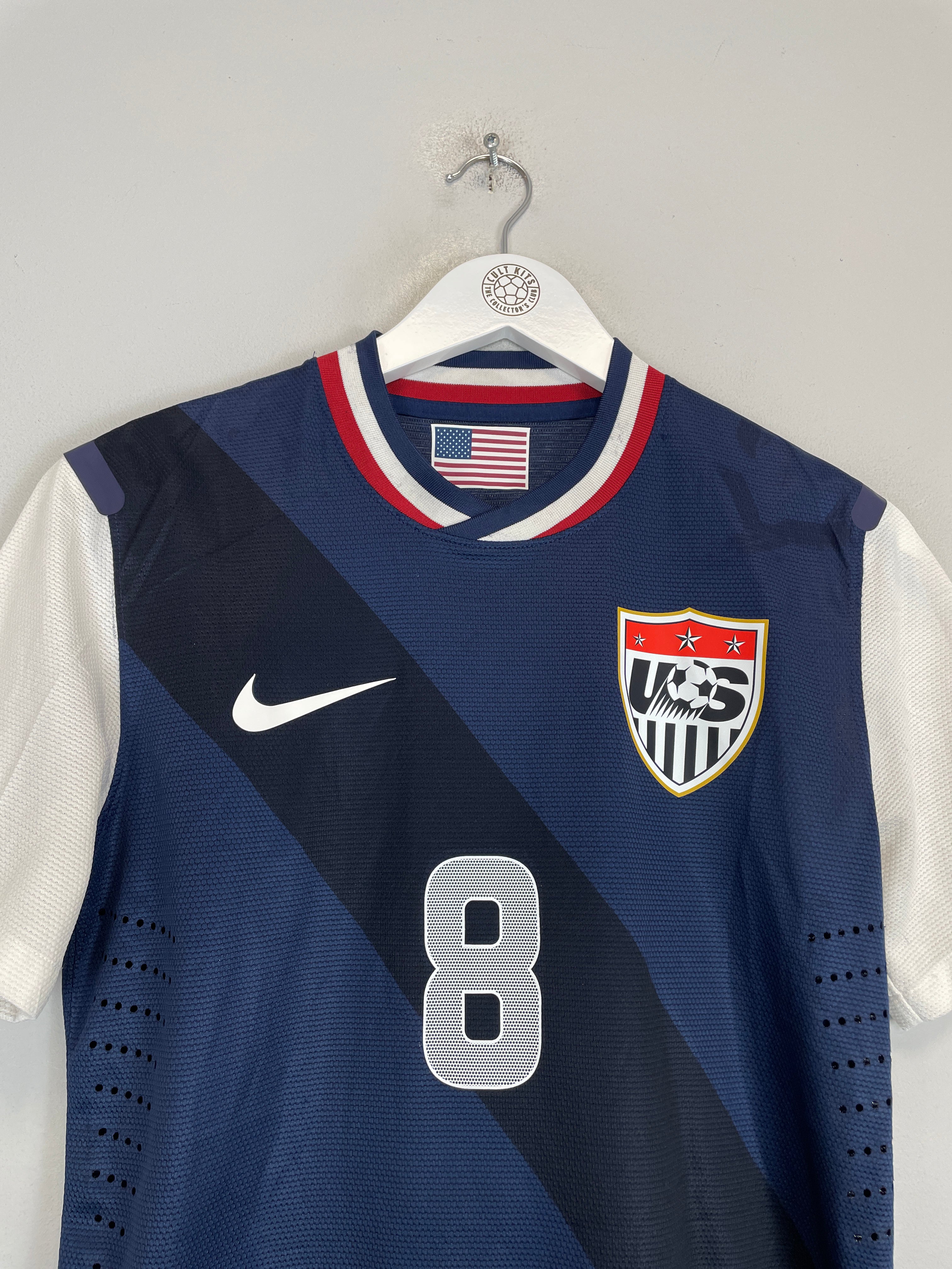 Shop 2012/14 USA DEMPSEY #8 *PLAYER ISSUE* AWAY SHIRT (M) NIKE, classic football shirts, vintage football shirts & retro soccer jerseys at Cult Kits