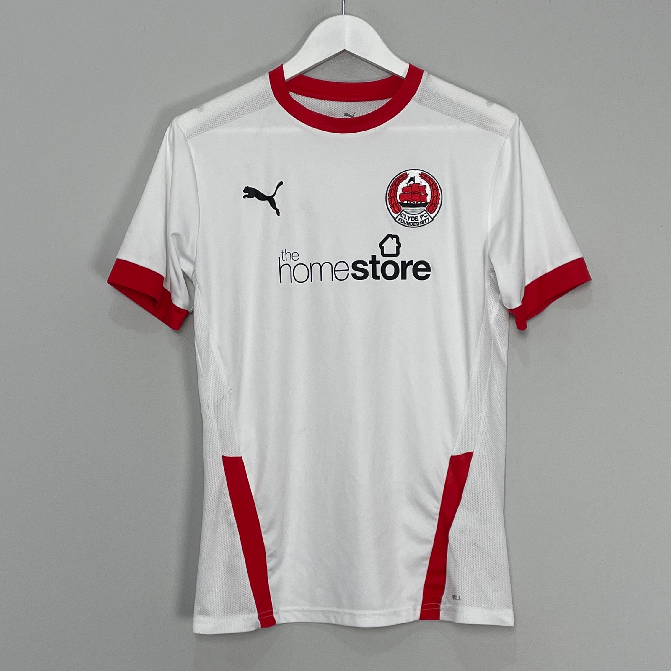 Shop 2021/22 CLYDE FC #5 HOME SHIRT (M) PUMA, classic football shirts, vintage football shirts & retro soccer jerseys at Cult Kits