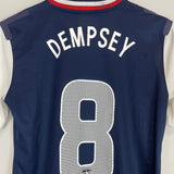 Shop 2012/14 USA DEMPSEY #8 *PLAYER ISSUE* AWAY SHIRT (M) NIKE, classic football shirts, vintage football shirts & retro soccer jerseys at Cult Kits