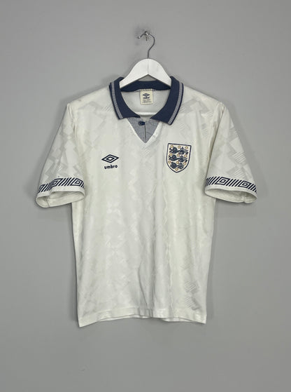 1990/92 ENGLAND HOME SHIRT (S) UMBRO