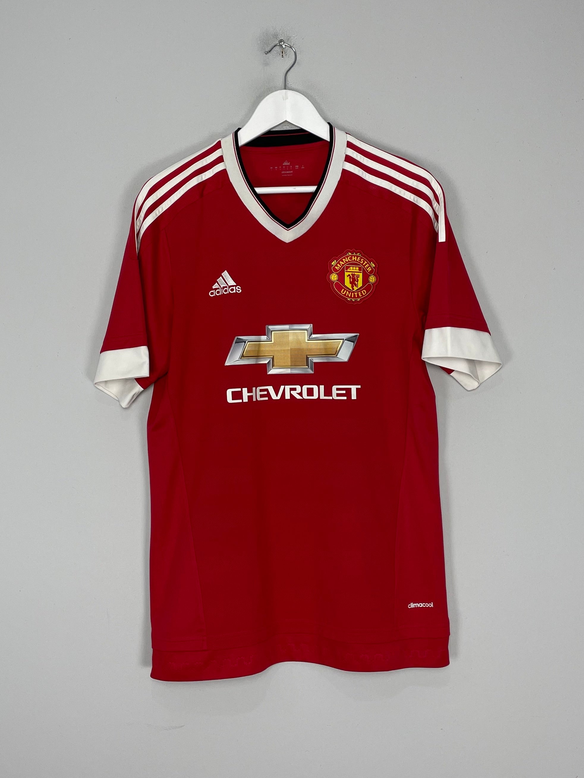 Shop 2015/16 MANCHESTER UNITED ROONEY #10 HOME SHIRT (L) ADIDAS, classic football shirts, vintage football shirts & retro soccer jerseys at Cult Kits