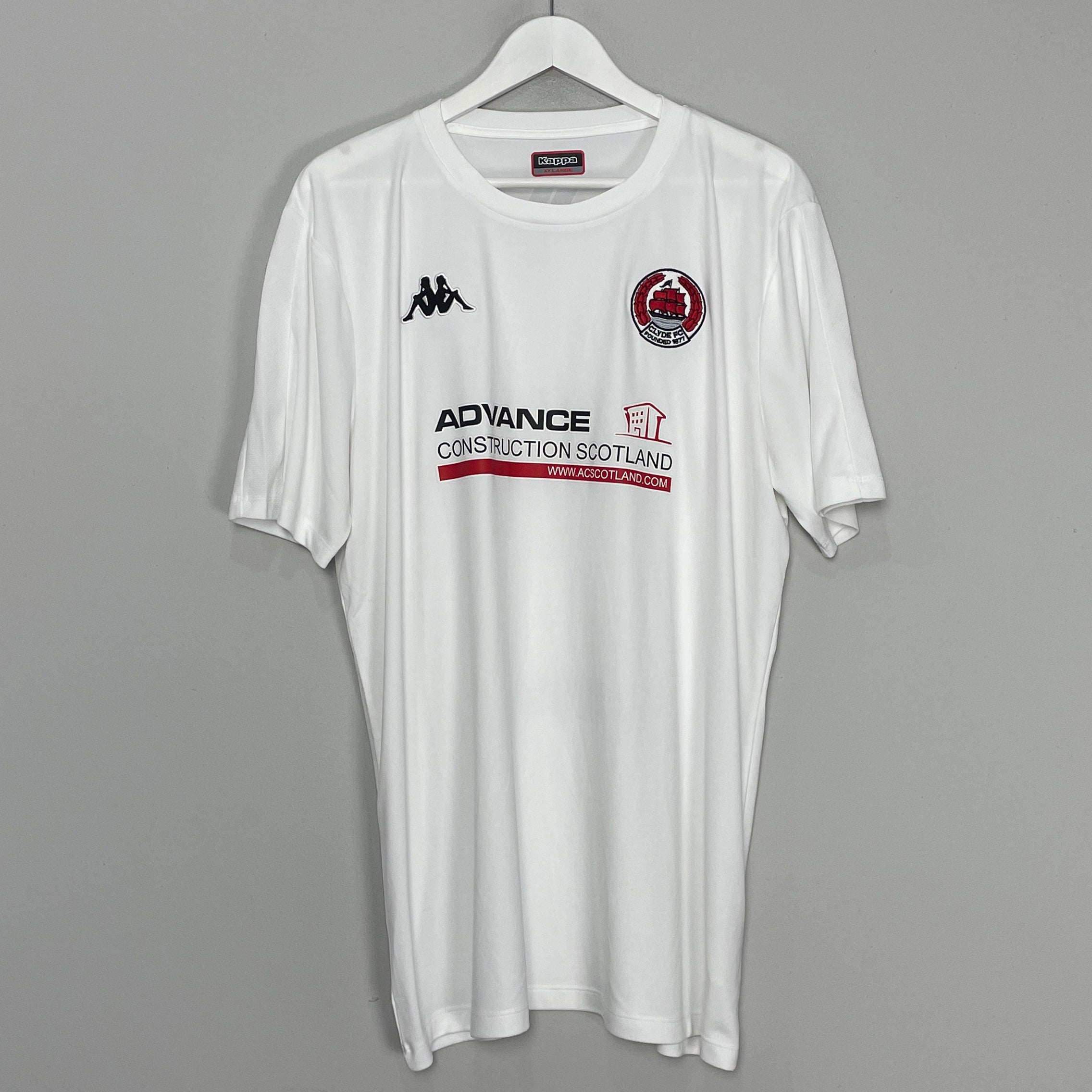 Shop 2018/19 CLYDE FC HOME SHIRT (XXL) KAPPA, classic football shirts, vintage football shirts & retro soccer jerseys at Cult Kits