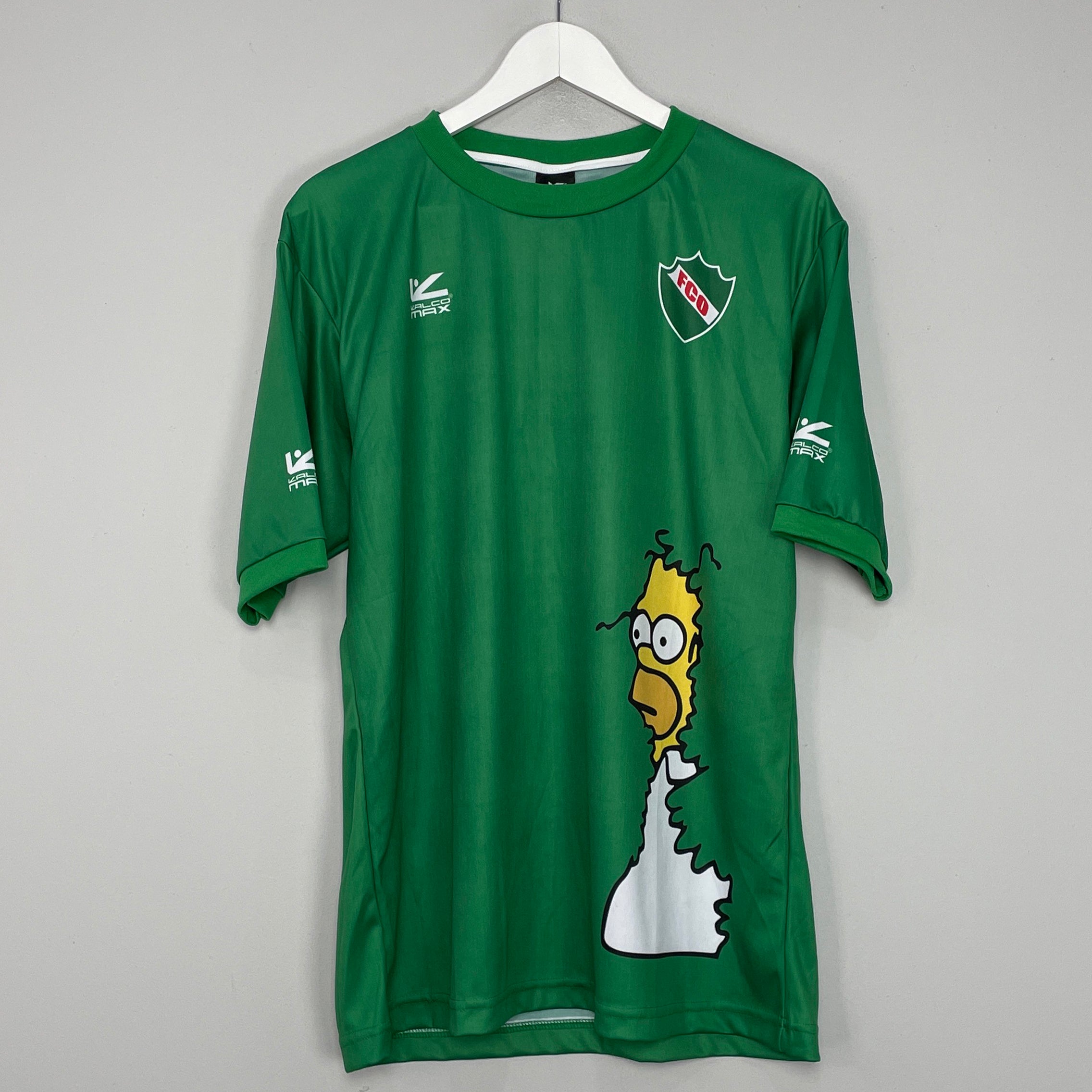 Shop 2018/19 FERRO CARRIL OESTE #1 HOMER SIMPSON GK SHIRT (XL) KALCOMAX, classic football shirts, vintage football shirts & retro soccer jerseys at Cult Kits
