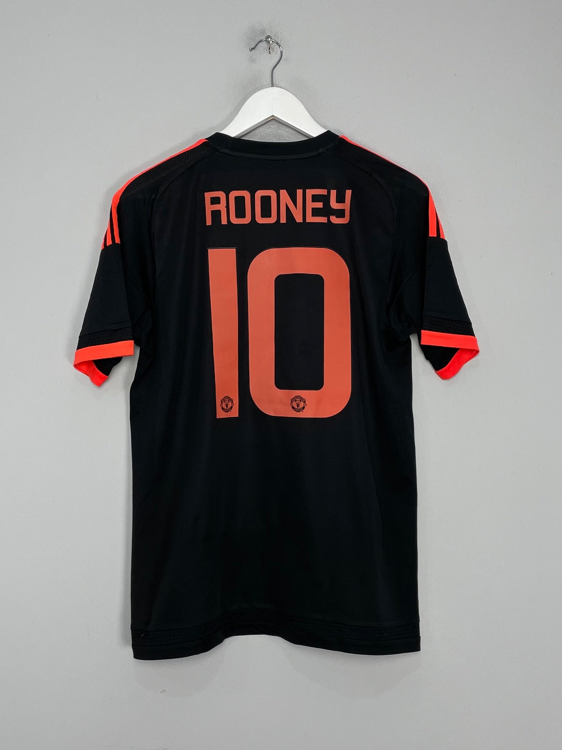 Shop 2015/16 MANCHESTER UNITED ROONEY #10 THIRD SHIRT (M) ADIDAS, classic football shirts, vintage football shirts & retro soccer jerseys at Cult Kits