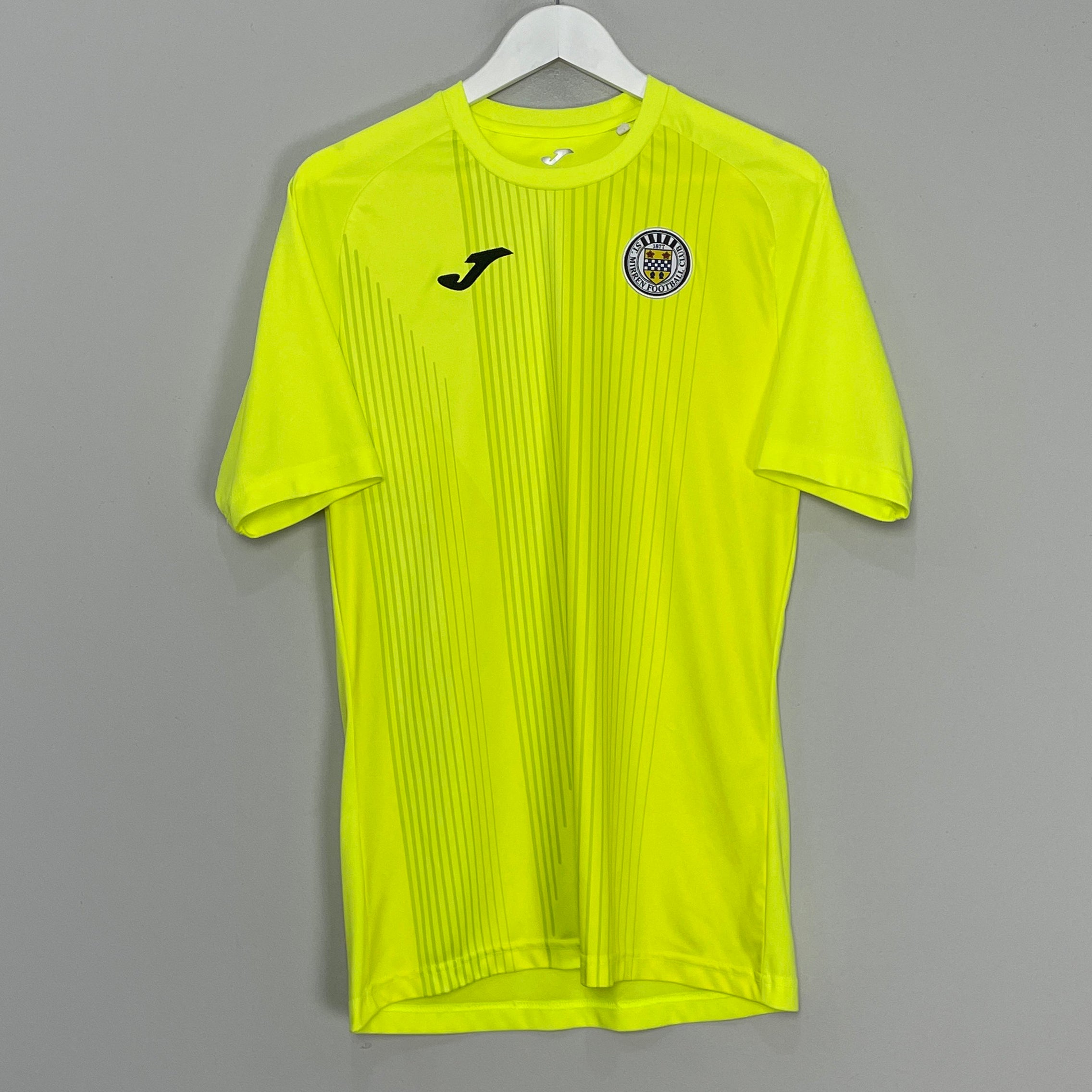 Shop 2021/22 ST MIRREN #4 TRAINING SHIRT (L) JOMA, classic football shirts, vintage football shirts & retro soccer jerseys at Cult Kits