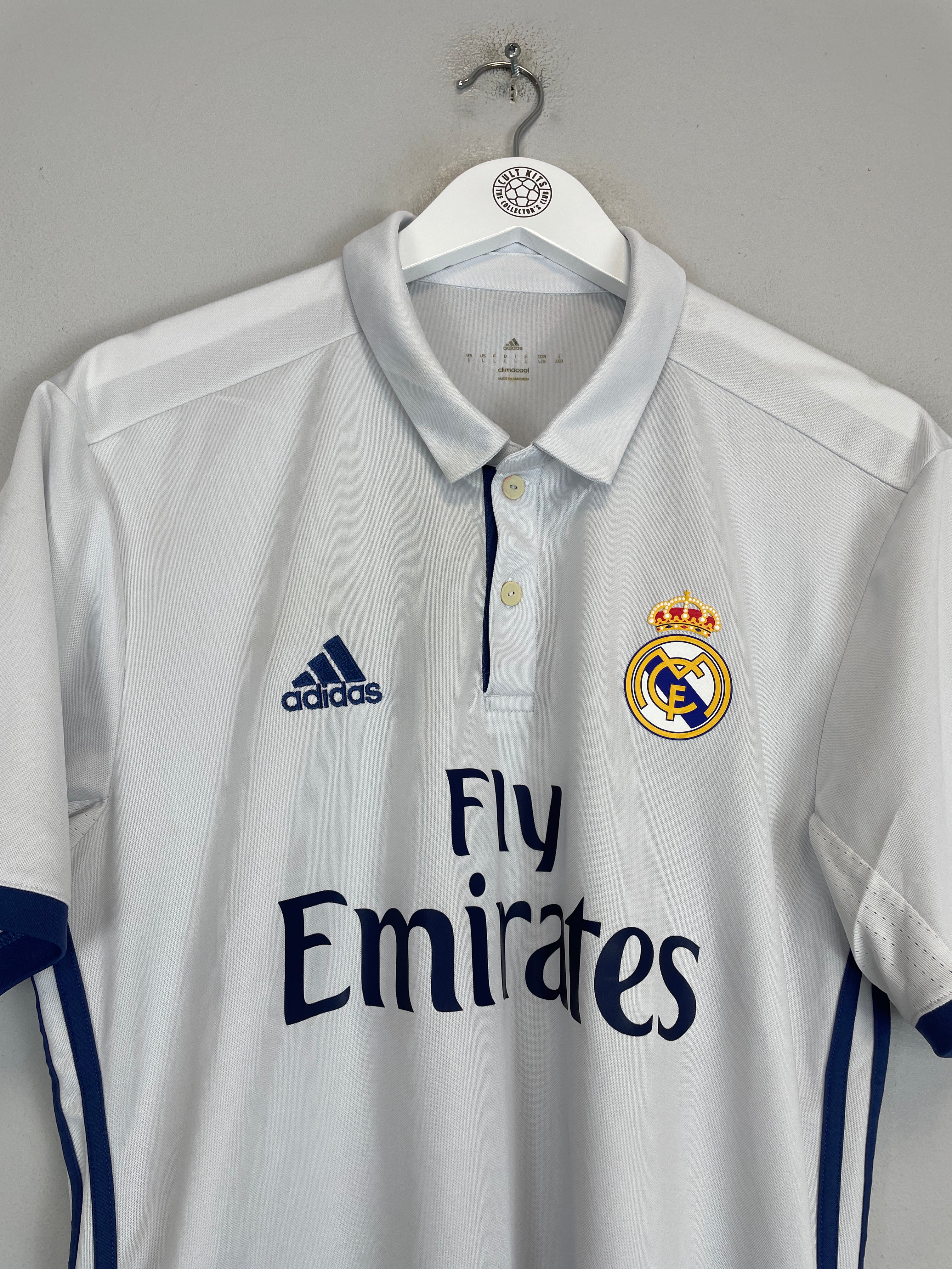 Shop 2016/17 REAL MADRID RONALDO #7 HOME SHIRT (L) ADIDAS, classic football shirts, vintage football shirts & retro soccer jerseys at Cult Kits