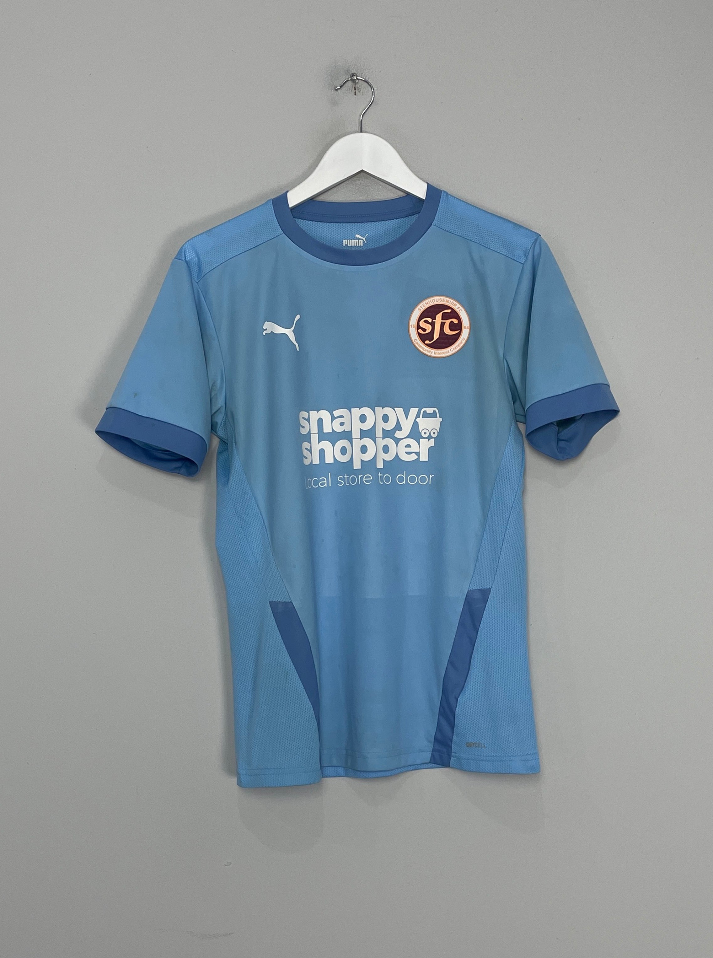 Shop 2021/22 STENHOUSEMUIR #12 TRAINING SHIRT (M) PUMA, classic football shirts, vintage football shirts & retro soccer jerseys at Cult Kits