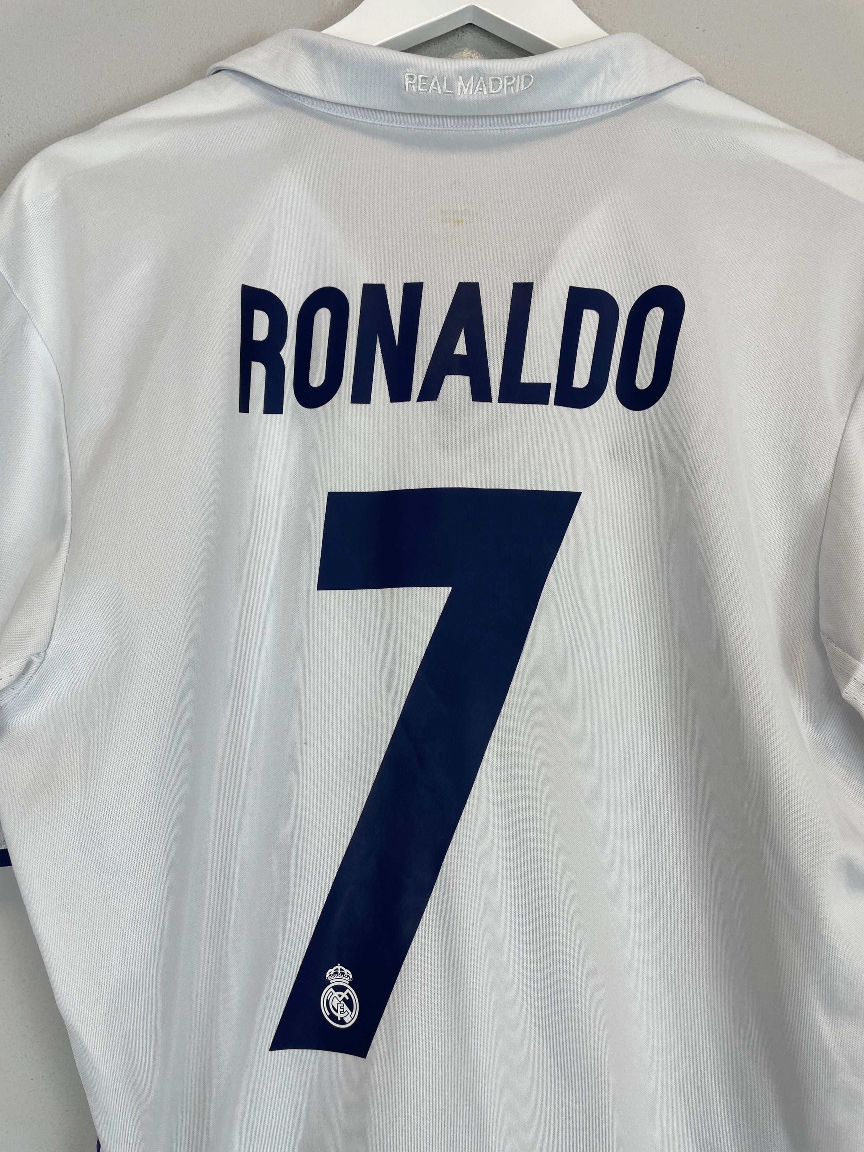 Shop 2016/17 REAL MADRID RONALDO #7 HOME SHIRT (L) ADIDAS, classic football shirts, vintage football shirts & retro soccer jerseys at Cult Kits