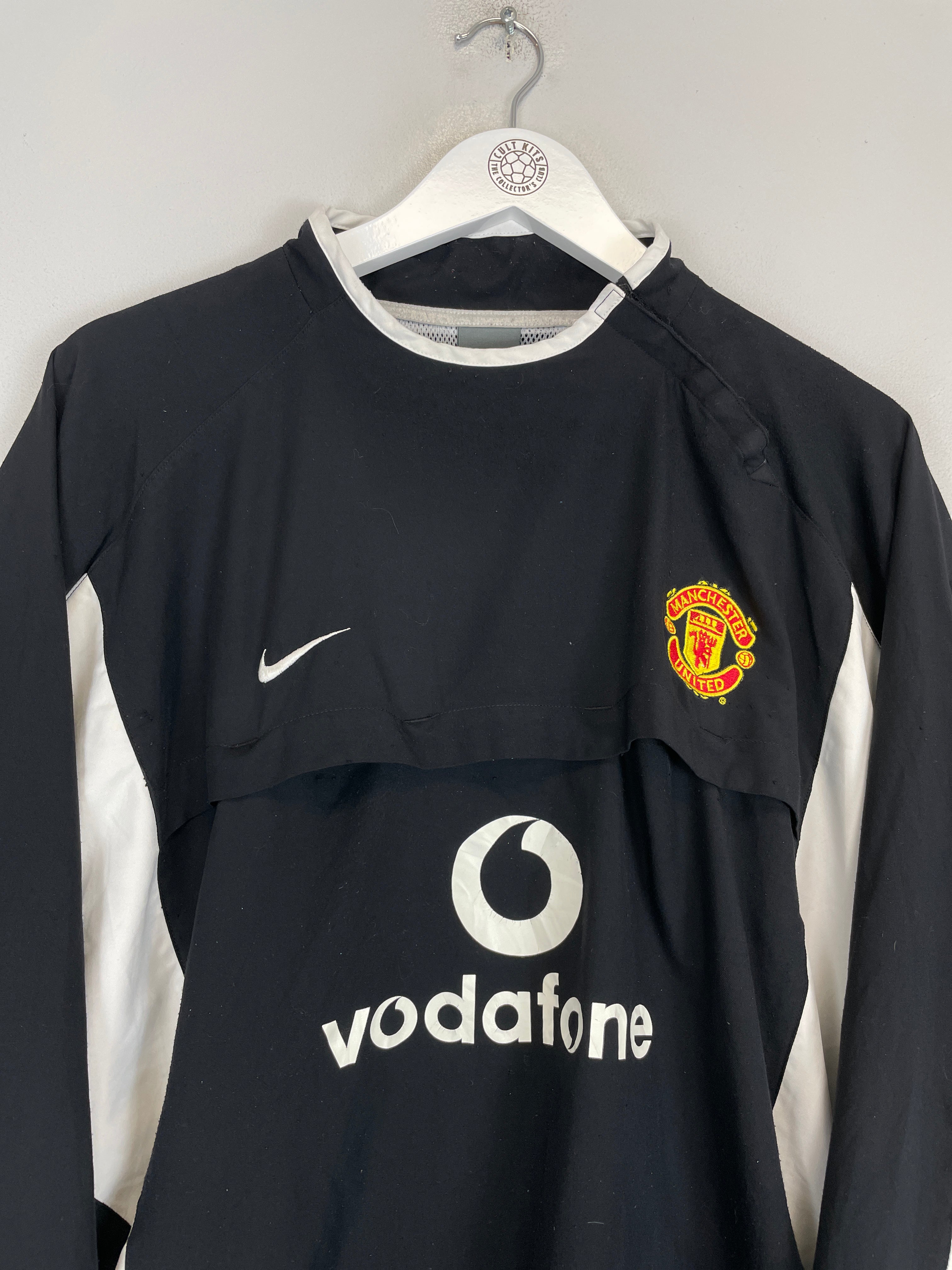 Shop 2003/05 MANCHESTER UNITED DRILL TOP (XL) NIKE, classic football shirts, vintage football shirts & retro soccer jerseys at Cult Kits