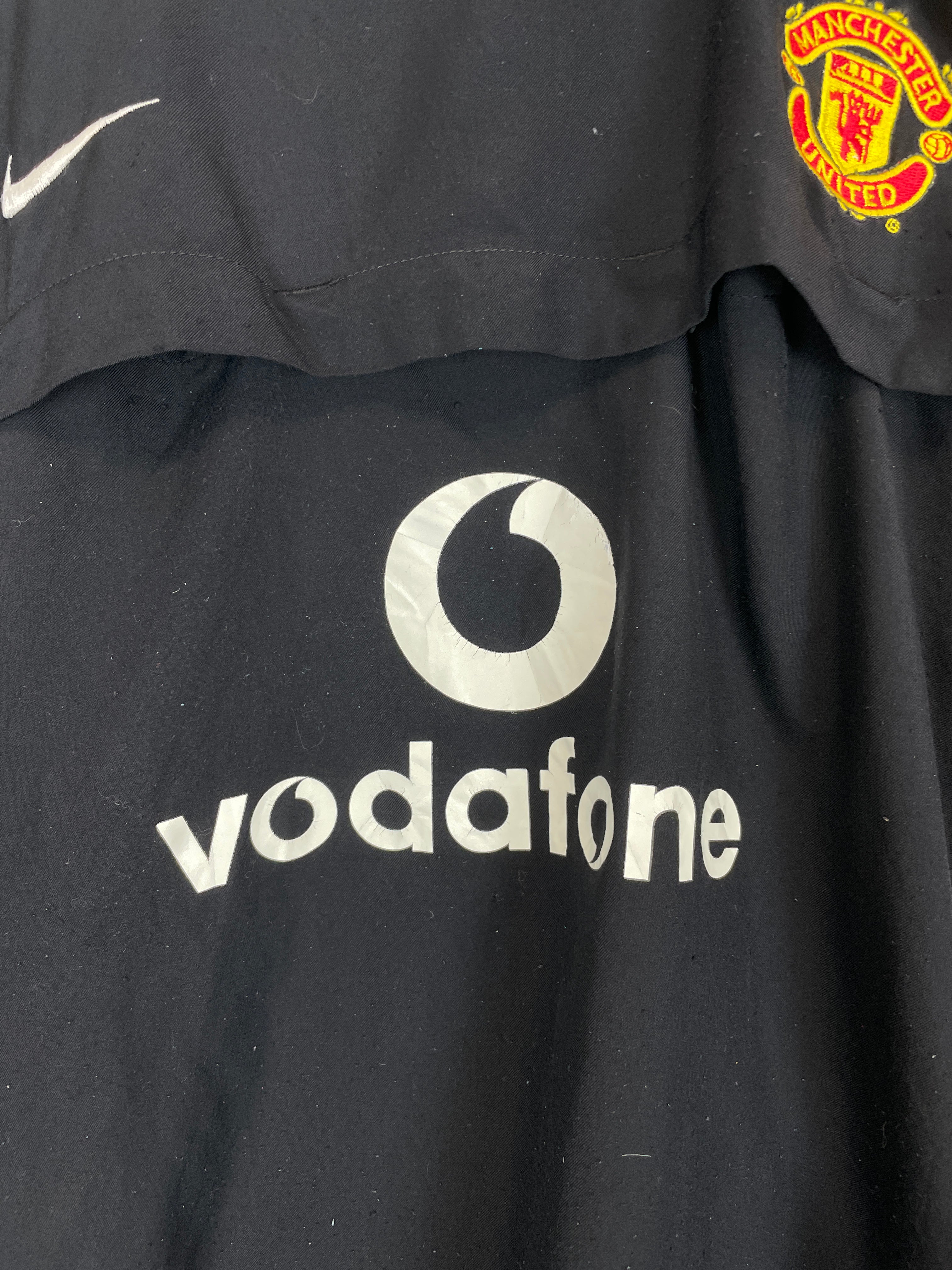 Shop 2003/05 MANCHESTER UNITED DRILL TOP (XL) NIKE, classic football shirts, vintage football shirts & retro soccer jerseys at Cult Kits