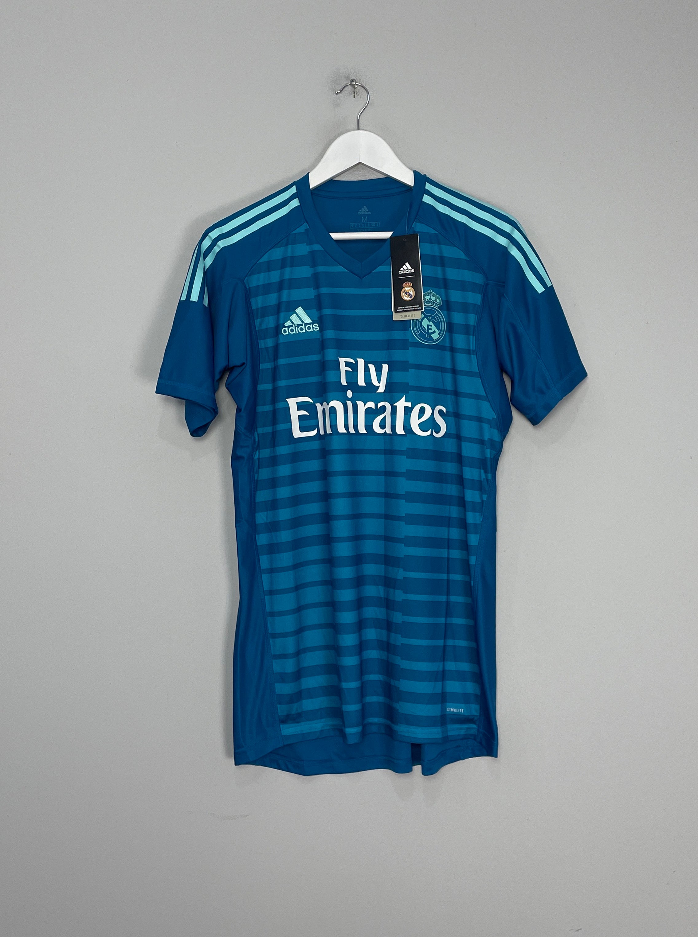 Shop 2018/19 REAL MADRID *BNWT* GK SHIRT (M) ADIDAS, classic football shirts, vintage football shirts & retro soccer jerseys at Cult Kits