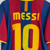 Shop 2010/11 BARCELONA MESSI #10 HOME SHIRT (XL) NIKE, classic football shirts, vintage football shirts & retro soccer jerseys at Cult Kits