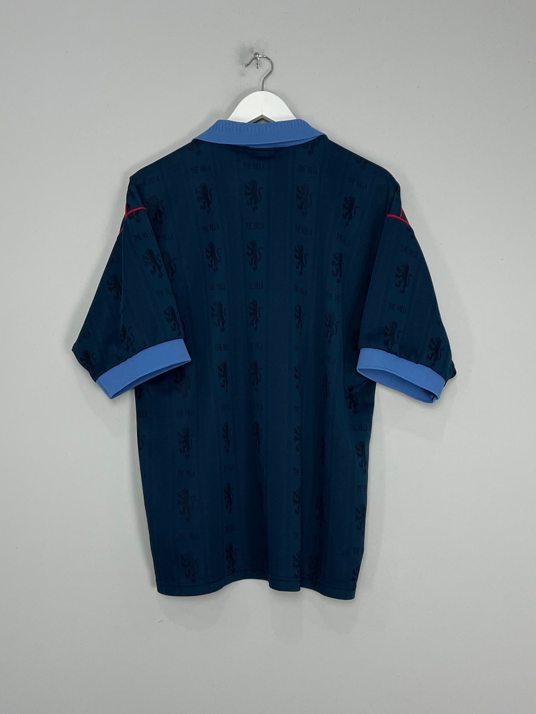 Shop 1995/97 ASTON VILLA AWAY SHIRT (L) REEBOK, classic football shirts, vintage football shirts & retro soccer jerseys at Cult Kits