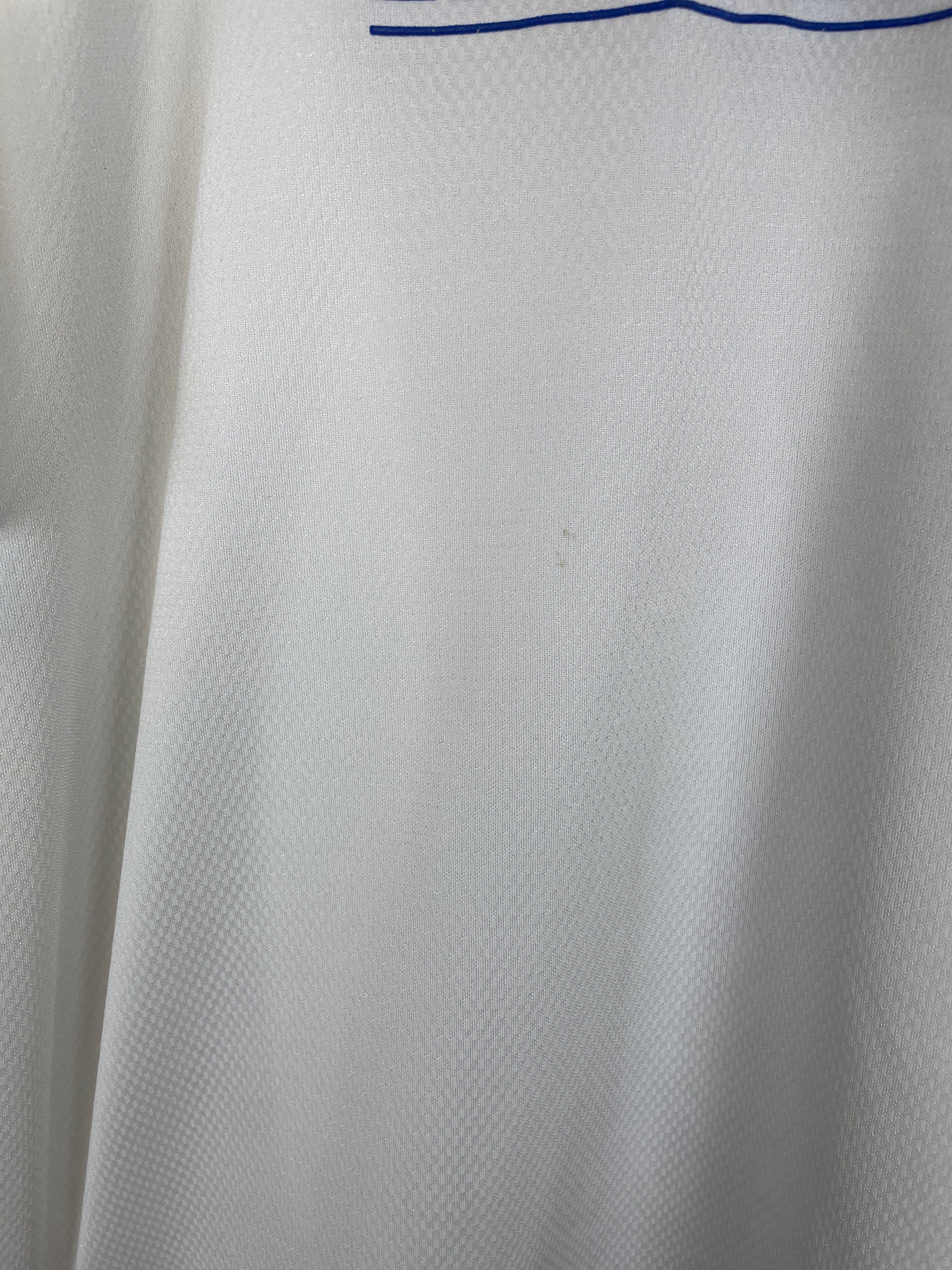 Shop 1995/96 LEEDS UNITED YEBOAH #21 HOME SHIRT (XXL) ASICS, classic football shirts, vintage football shirts & retro soccer jerseys at Cult Kits