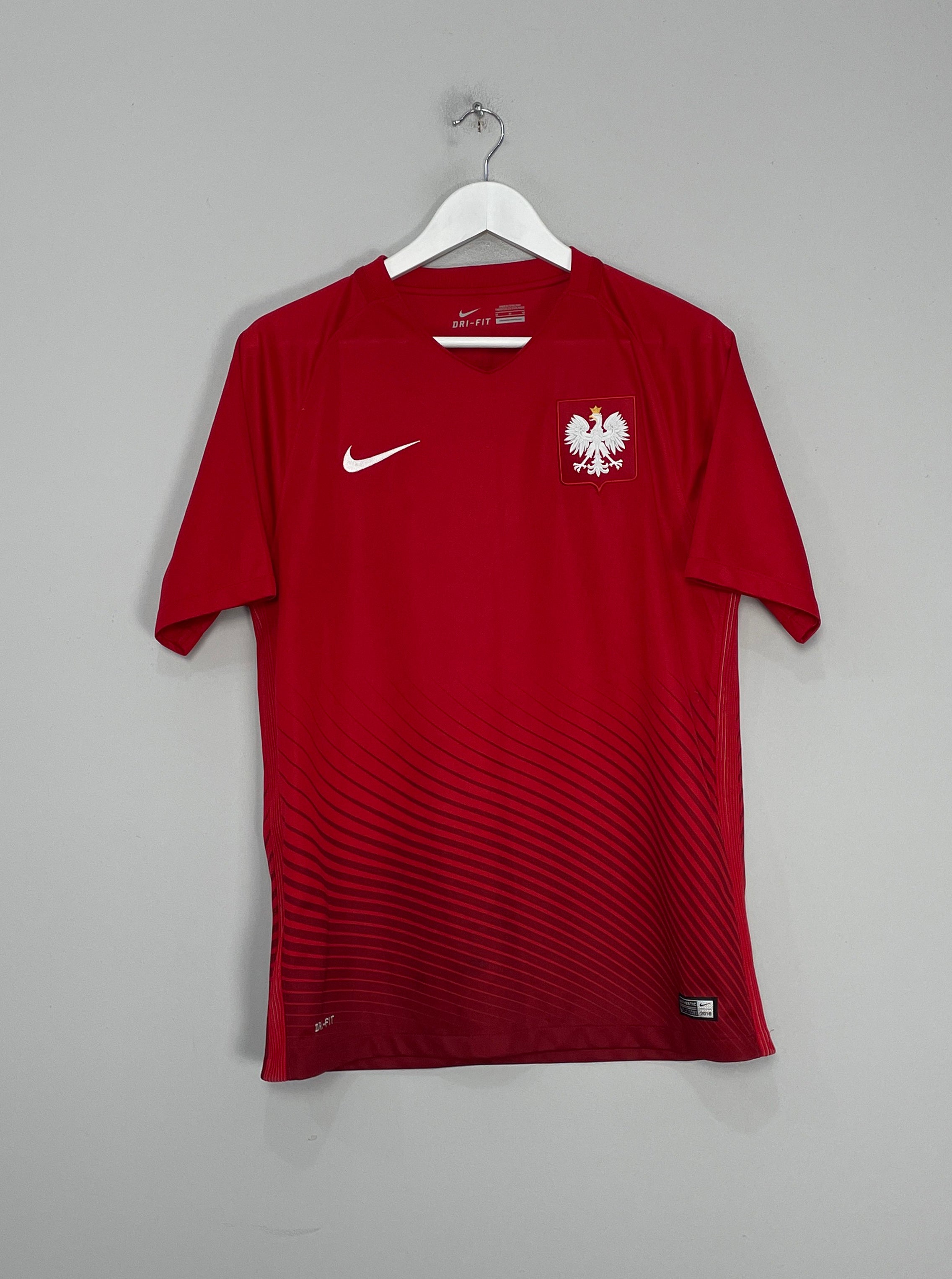 Shop 2016/17 POLAND AWAY SHIRT (M) NIKE, classic football shirts, vintage football shirts & retro soccer jerseys at Cult Kits