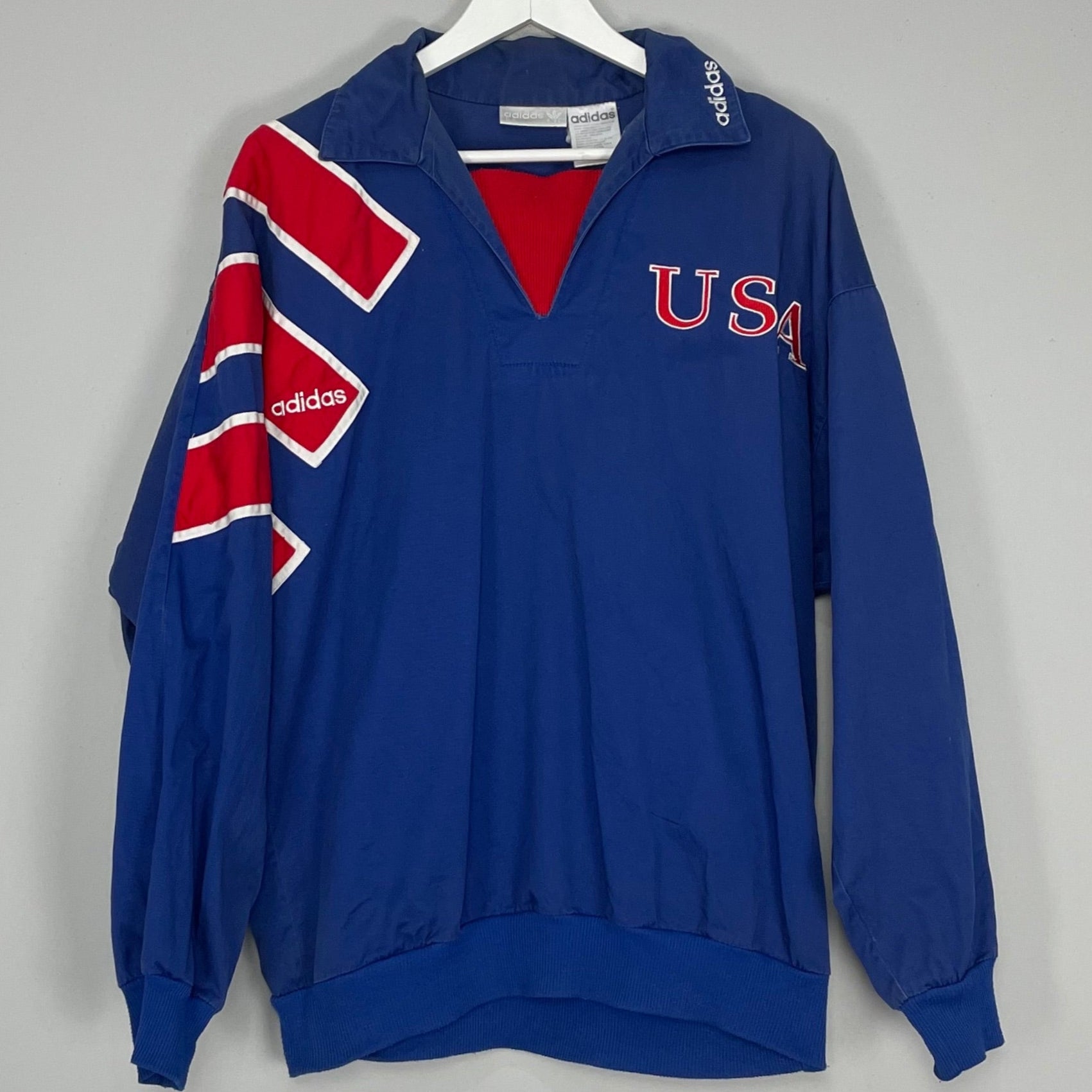 Shop 1992/94 USA DRILL TOP (M) ADIDAS, classic football shirts, vintage football shirts & retro soccer jerseys at Cult Kits