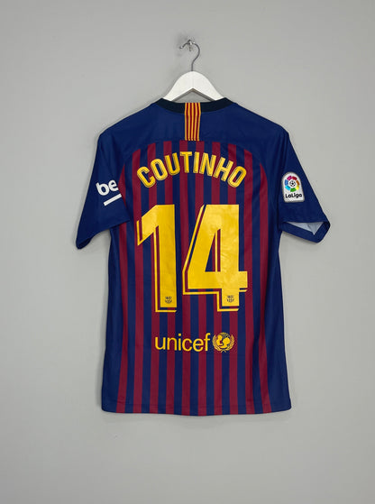 2018/19 BARCELONA COUTINHO #14 HOME SHIRT (S) NIKE