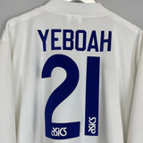 Shop 1995/96 LEEDS UNITED YEBOAH #21 HOME SHIRT (XXL) ASICS, classic football shirts, vintage football shirts & retro soccer jerseys at Cult Kits