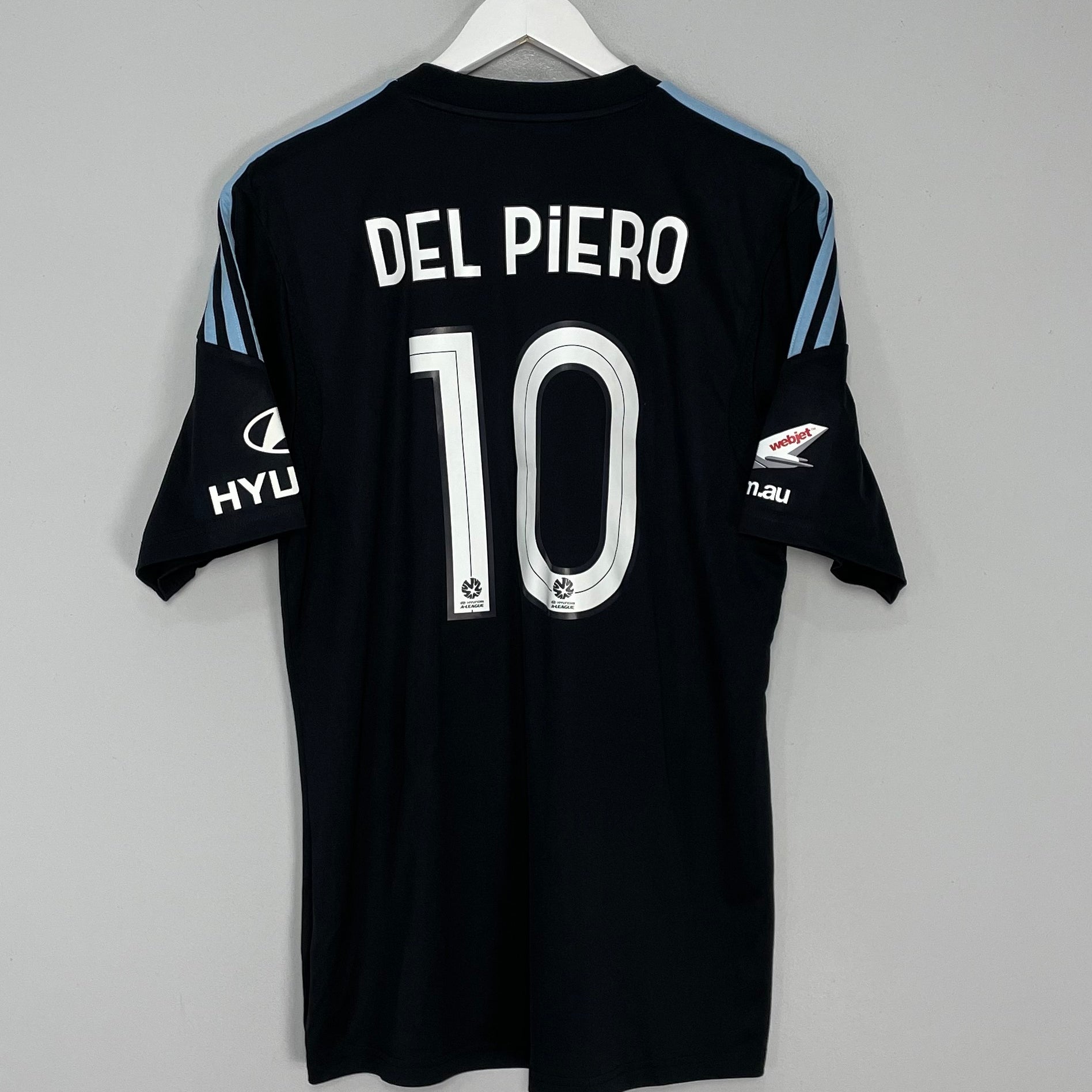 Shop 2013/14 SYDNEY FC DEL PIERO #10 AWAY SHIRT (L) ADIDAS, classic football shirts, vintage football shirts & retro soccer jerseys at Cult Kits